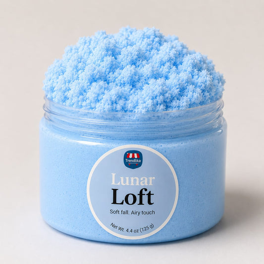 Lunar Loft Premium Cloud Slime – Airy Snow Drizzle with Free Activator