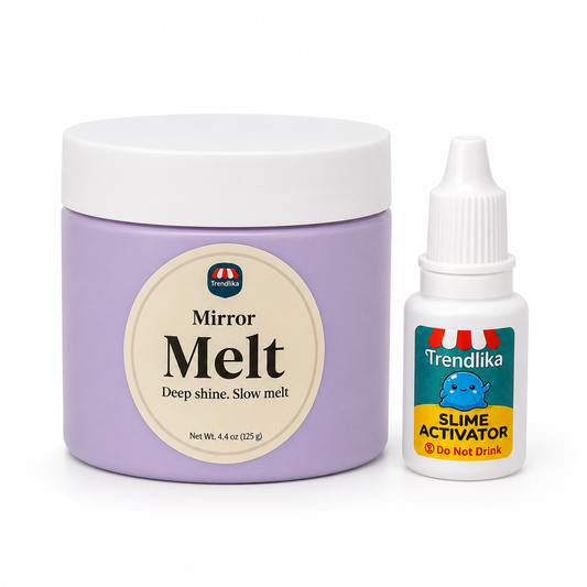 Mirror Melt – Ultra Premium Thick & Glossy Slime (High-Shine & Deep Clicks)