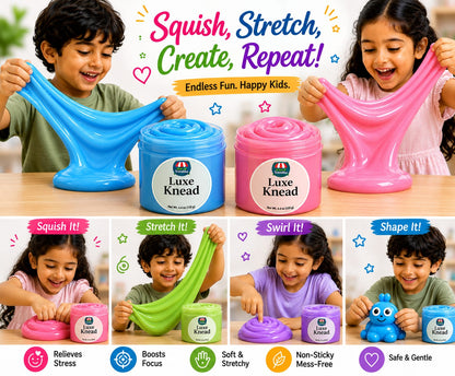 Luxe Knead – Ultra-Soft Scented Premium Butter Slime (Non-Sticky)