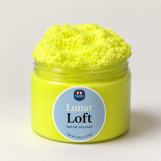 Lunar Loft Premium Cloud Slime – Airy Snow Drizzle with Free Activator