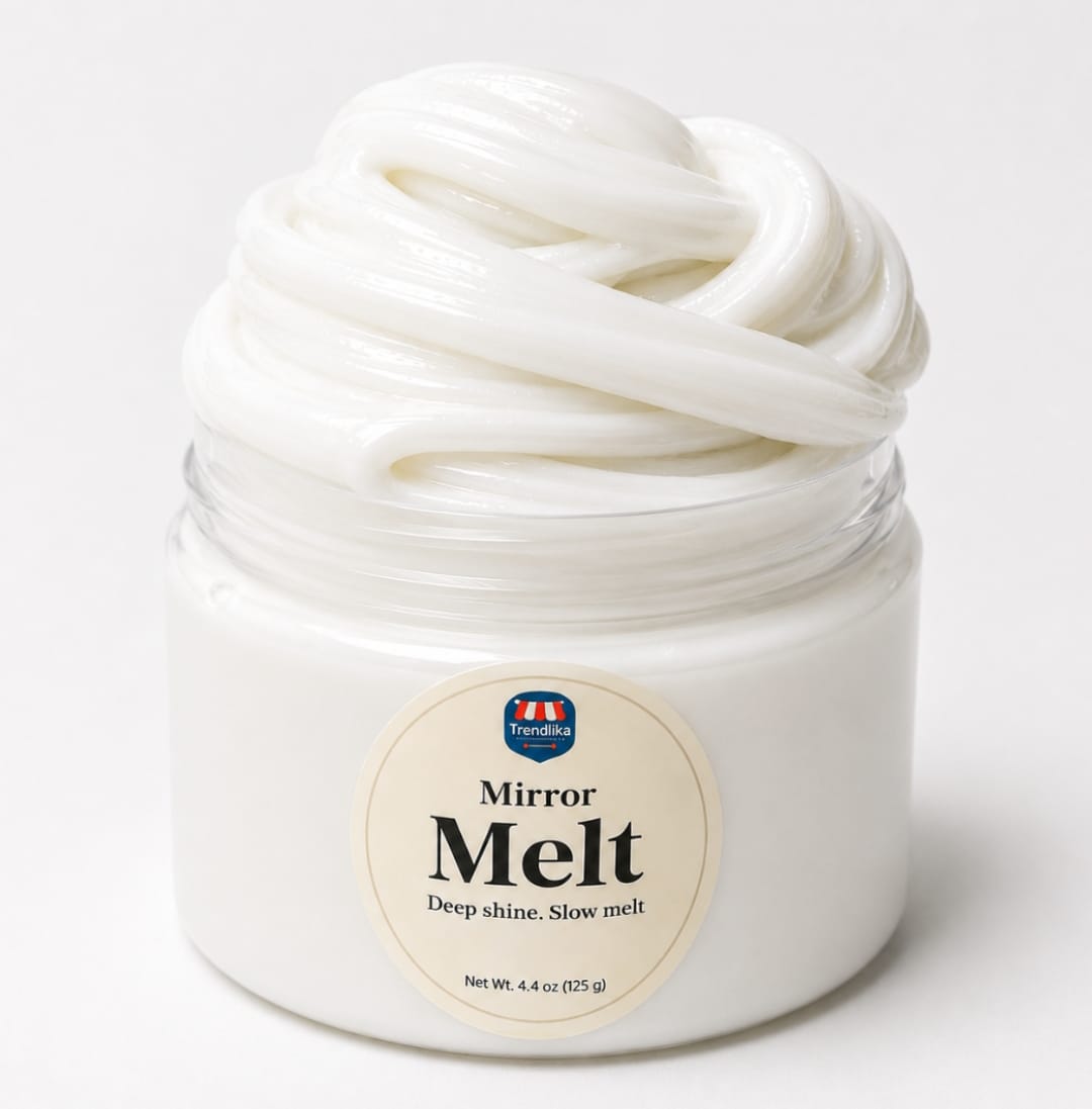 Mirror Melt – Ultra  Premium Thick & Glossy Slime (High-Shine & Deep Clicks)